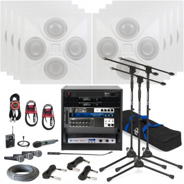 Image That Represents The components Of Home Theatre Systems In Churches
